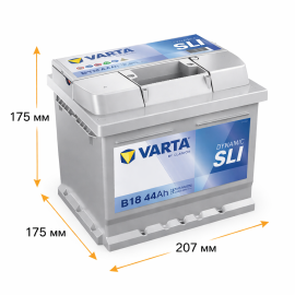 Batería Varta Dynamic SLI B18 44Ah 440A en Valencia